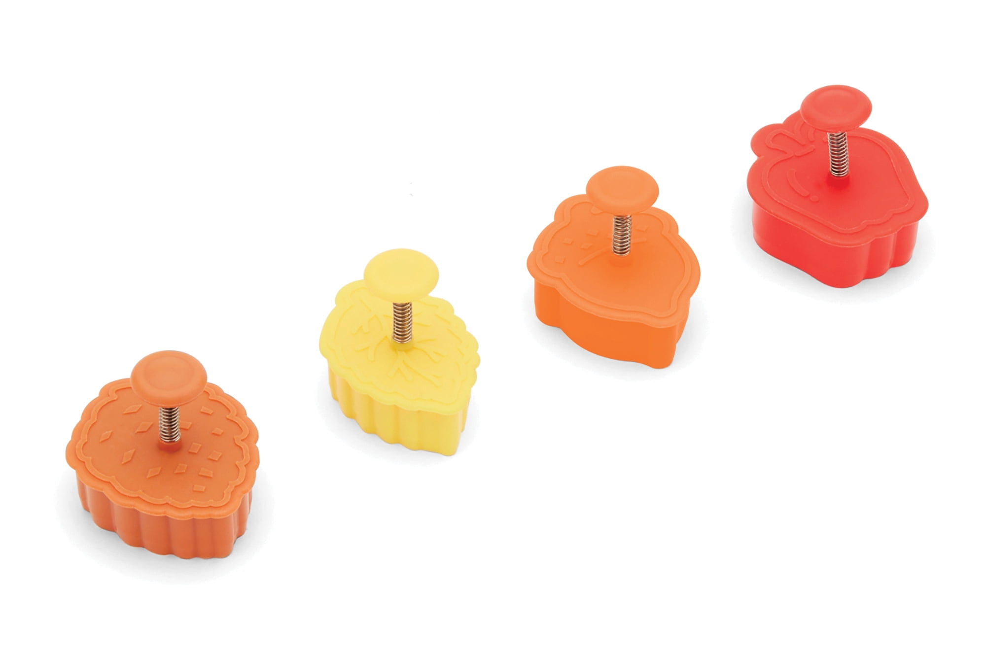 Fox Run Harvest Autumn Leaves Pie Stampers/Cutters, 4-Piece Set
