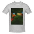 thumbnail image 4 of Bingfone Hybrid Parrot In The Forest Men'S Loose Fit Short-Sleeve Pocket T-Shirt, 4 of 7