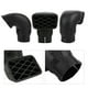 thumbnail image 3 of Dingln Reemplazo De 3,5 Pulgadas De Coches Mudding Snorkel Cabeza De Entrada Del Colector De Polvo Del Aire De Entrada Accesorias Universal, 3 of 5