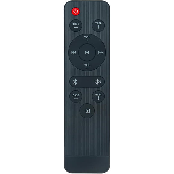 100004118 Replaced Remote fit for Onn 100004118 32" 2.1 CH Soundbar Home Theate
