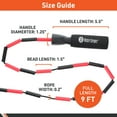 thumbnail image 5 of Body Sport Beaded Jump Rope, Expand Your Workout Routine, Foam Handles for Firm Grip, Lightweight 9 Ft. Rope, 5 of 7