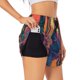thumbnail image 1 of Balery Neon Rabbit In Archway Pantalones cortos deportivos para mujer con forro y dos bolsillos, elásticos, para entrenamiento, gimnasio, yoga-XX-Large, 1 of 7