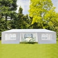 thumbnail image 3 of Cfowner Outdoor Party Tent with 7 Side Walls, 10' x 30' White Patio Gazebo Canopy Tent for Outside, Sunshade Shelter Folding Gazebo Canopy Tent, Waterproof Outdoor Gazebo Tent for Backyard Wedding, 3 of 7