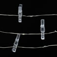 thumbnail image 5 of Mainstays Battery-Operated Indoor 20-Count LED Mini Photo Clip String Lights with Built-In Timer, Clear, 5 of 7