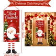 thumbnail image 3 of 2024 Christmas Hanging Flag Banner Christmas Decorations For Home Door Christmas Ornaments Xmas Navidad Noel Gifts New Year 2025, 3 of 5