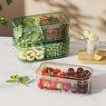 thumbnail image 3 of YIKA Tupperware Container Kitchen Refrigerator Rectangular Fresh-keeping Box Microwave Plastic Lunch Box Food Lunch Box Fruit Storage Sealed Box Kitchen Storage A, 3 of 6