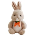 thumbnail image 2 of Lindo muñeco de conejo de peluche para fiesta de Pascua, suave almohada para dormir. Beige, 2 of 9