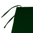 thumbnail image 5 of Jordan Manufacturing 40" x 20" Forest Green Solid Rectangular Outdoor Settee Swing Bench Cushion with Ties, 5 of 10