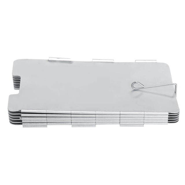 Mini estufa de cocina plegable portátil para exteriores, 11 platos, para acampar, Picnic, barbacoa, parabrisas