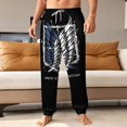 thumbnail image 2 of Attack On Titan Men's Sweatpants Printed Long Joggers Athletic Track Pants Soft Lounge Pants for Leisure, Sports & Travel S, 2 of 7