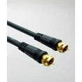 thumbnail image 2 of iMBAPrice 12 feet RG6 Coaxial Cable, F-Type Screw-on Connectors for F-Female Devices - Black, 2 of 5