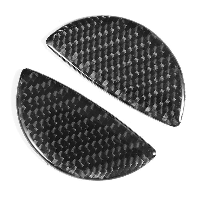 Door Handle Sticker, 2pcs Fine Processing Carbon Fiber Car Cover For Decoration Vehical