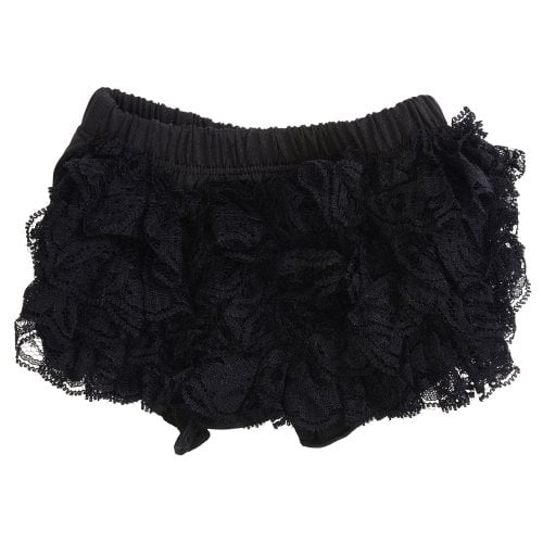 black lace baby diaper cover bloomers