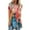 Orange, variant on IROINNID Summer Leisure Tops For Women Summer Printed Round-Neck Loose Short Sleeve Tops Blouse Under 10$