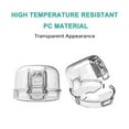 thumbnail image 3 of Stove Knob Covers for Child Safety 5pcs Design and Upgraded Universal Size Gas Knob Covers Clear View Childproof Oven Knob Covers for Kids, Babies, 3 of 7