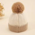 thumbnail image 4 of Kannior Thick Warm Hat for Winter Cute Dog Knitted Beanie Hat with Fleece Lining and Pom Pom, Soft Winter Cap for Cold Weather, 4 of 6
