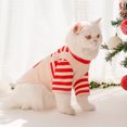 thumbnail image 6 of Pet Winter Santa Costume Warm Cozy Holiday Cosplay Outfit for All Dog Breeds and Cats Red S, 6 of 8