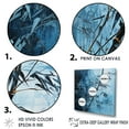 thumbnail image 3 of Designart "Serenity In A Forest Of Blue Bamboo II" Bamboo Canvas Art Print, 3 of 7