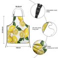 thumbnail image 3 of Yellow Lemon Fruit Slices White Pattern Kids Aprons for Girls and Boys,Adjustable Neck Strap Toddler Aprons for Kids Cooking Baking, 3 of 6