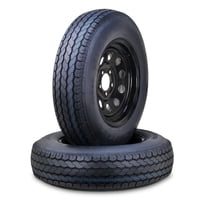 Free Country Trailer Tire Wheel Assembly ST205/75D14 6-Ply C 99L 5 Lug on 4.5" PCD Black Mod Rim ,SET 2