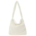 thumbnail image 2 of Bolso Hombro para Mujer Mensajero Peludo Con Corazón Dibujos Animados Felpa Hobo Elegante, 2 of 9