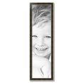 thumbnail image 2 of ArtToFrames 11" x 41" Black Panel With Silver Lip Picture Frame, 11x41 inch Multi Wood Poster Frame (WOM-5093), 2 of 7
