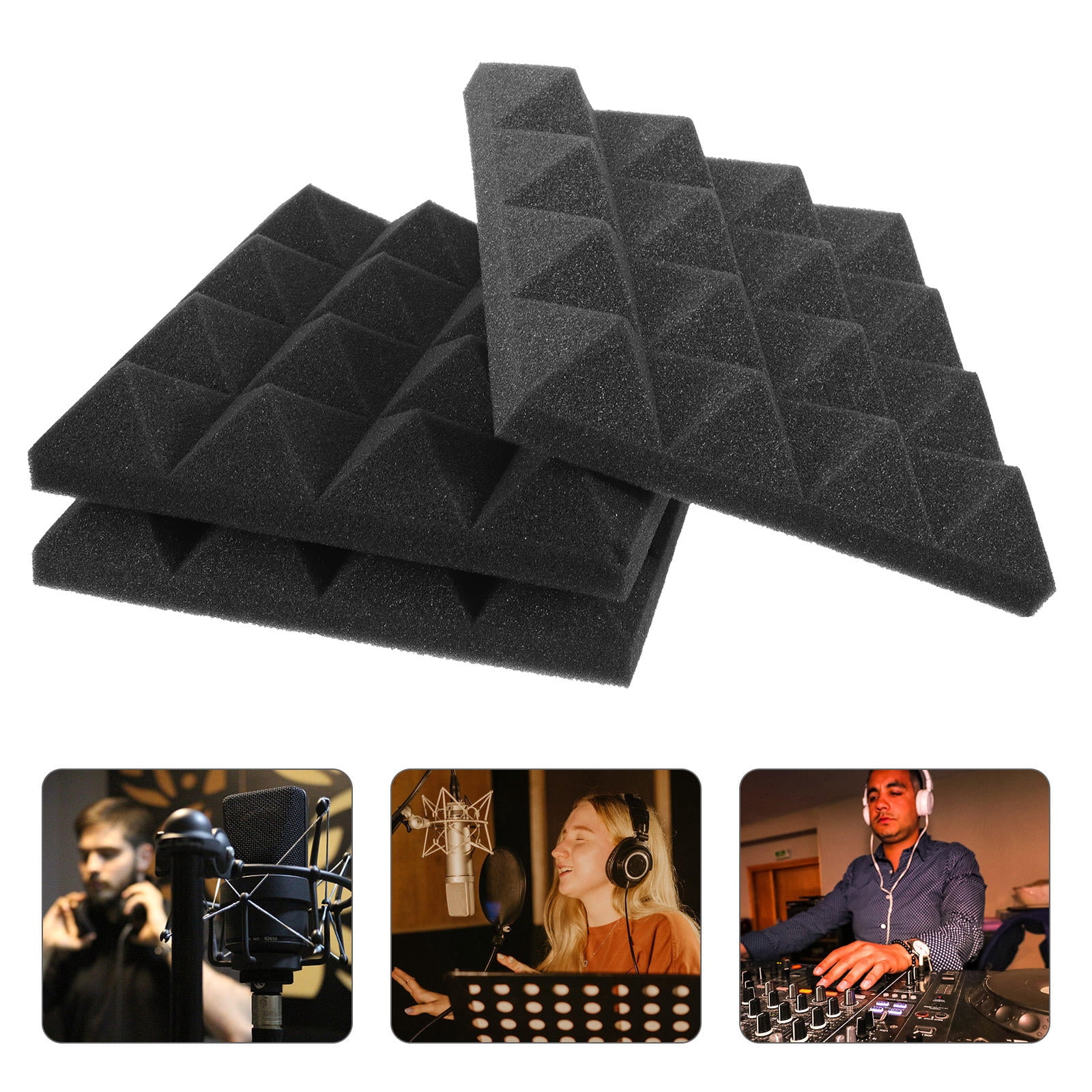 Masteelf HOMEMAXS 12pcs Indoor Soundproof Panels for Acoustic and Bedroom Soundproofing
