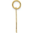 thumbnail image 3 of 14K Yellow Gold Small Satin Number 22 Charm Made In United States lss22, 3 of 6