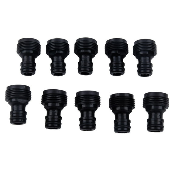 10 Pack Plastic Garden Hose Quick Connect Fittings Male Hose Quick Connector