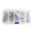 thumbnail image 1 of 50pcs Set Anzuelos de Pesca Fuertes Zulema 5 Tamaños 2/0 # 1 # 3 # 5 # 7 Gancho de pesca de acero con alto contenido de carbono, 1 of 8