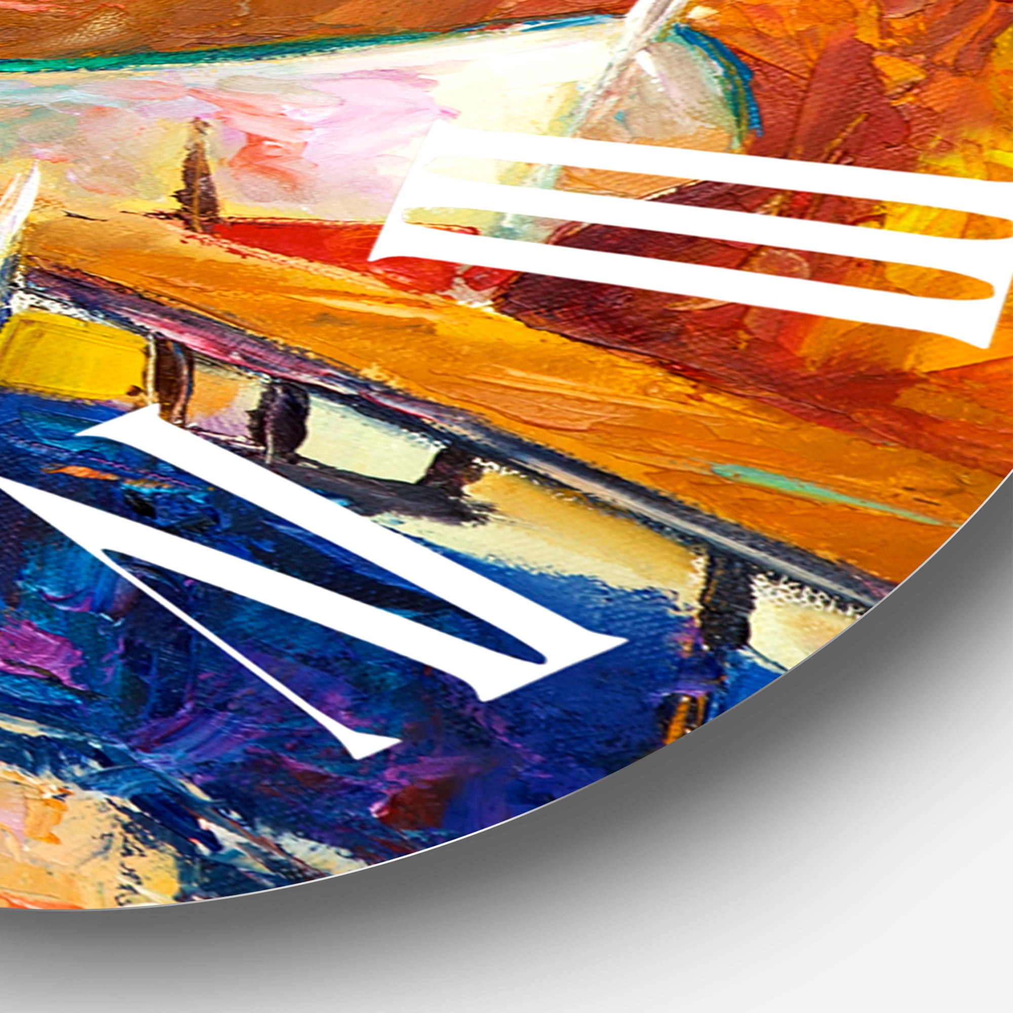 Designart 1 in Coastal Wall Clock