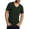 thumbnail image 2 of Bamboo basics Camiseta VELO, paquete de 2 - Camiseta interior, cuello en V, camiseta simple Verde M (Medium), 2 of 4