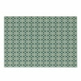 thumbnail image 1 of Teal Cutting Board, Moroccan Interlacing Star Pattern Ornamental Mosaic Design Traditional, Decorative Tempered Glass Cutting and Serving Board, in 3 Sizes, by Ambesonne, 1 of 2