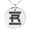 Silver, variant on Stainless Steel Letter R Initial Empire Monogram Engraved Small Medallion Circle Charm Pendant Necklace