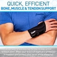 thumbnail image 5 of Franklin Sports Wrist Brace and Stabilizer - Adjustable Sports Wrist Guard - Wrist Compression Brace for Pain Relief + Injury Prevention - One Size, 5 of 6