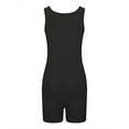 thumbnail image 4 of ZZwxWA 2 Piece Workout Sets for Women Seamless Square Neck Crop Tank Tops and High Waisted Biker Shorts Tracksuit Outfits, 4 of 6