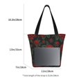thumbnail image 5 of Fotbe Roses Pattern Beach Tote,Shoulder Handbag,Spacious Tote Bag,Lightweight Travel Bag,Versatile Shopping Bag, 5 of 9