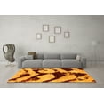 thumbnail image 3 of Ahgly Company Indoor Rectangle Abstract Yellow Modern Area Rugs, 2' x 4', 3 of 4