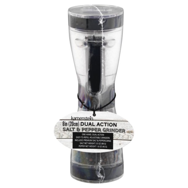 Kamenstein Dual Action Salt and Pepper Grinder Set