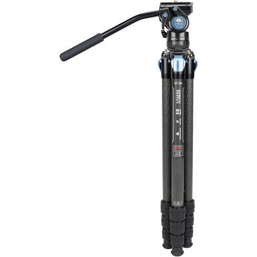 SIRUI ST124+VA5 Carbon Fiber Tripod with VA-5 Fluid Video Head 26.4lb Load