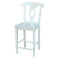 thumbnail image 1 of International Concepts Empire counterheight stool, with solid wood seat, 24"SH, 1 of 4