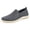 Grey, variant on NOKIO Men's Knit L𝗈afers Laceless S𝗅ip On Flat Mules Shoes Fashion So𝗅id Color Sport Shoes Lightweight Breathable Casual Sneakers Wide Width Closed Toe Walking Shoes