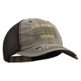 thumbnail image 5 of US Army Veteran Flag Embroidered Low Profile Special Cotton Mesh Cap - Khaki Brown OSFM, 5 of 5