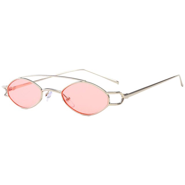 Gafas de sol de mujer de moda Zulema Marco de metal fino Lentes espejadas