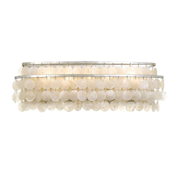 BRI-3005-SA-Crystorama Lighting-Brielle - 5 Light Wall Sconce