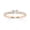 14K Rose Gold Plated 925 Sterling Silver, variant on 0.37 Carat Baguette Wedding Bands Ring for Women 14K Yellow Gold Plated 925 Sterling Silver Dainty Minimalist Stacking Eternity Anniversary Engagement Ring Jewelry Gift for Her D Color VVS1 5