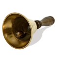 thumbnail image 4 of Solid Brass 6" School bell with Wooden Handle Hand Bell Multipurpose Call Service Bells High Polished Metal, 4 of 4