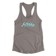 thumbnail image 3 of Friendship Day Italic Text Racerback Tank Women -Image by Shutterstock, Female x-Small, 3 of 4