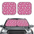 thumbnail image 2 of Yiaed Love Dog Print Car Front Windshield Sun Shade,Foldable Anti-UV Car Sunshade for Front Window for Most Vehicles-Large, 2 of 5
