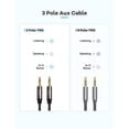 thumbnail image 4 of Cable auxiliar VIOY, carcasa de cobre, sonido Hi-Fi, 3,5 mm, macho a macho, 30 m, 4 of 9